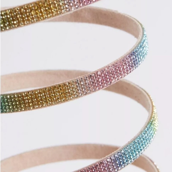 TORRID Lace Up Embroidered Heel Sandal (WW) - Picture 5 of 5